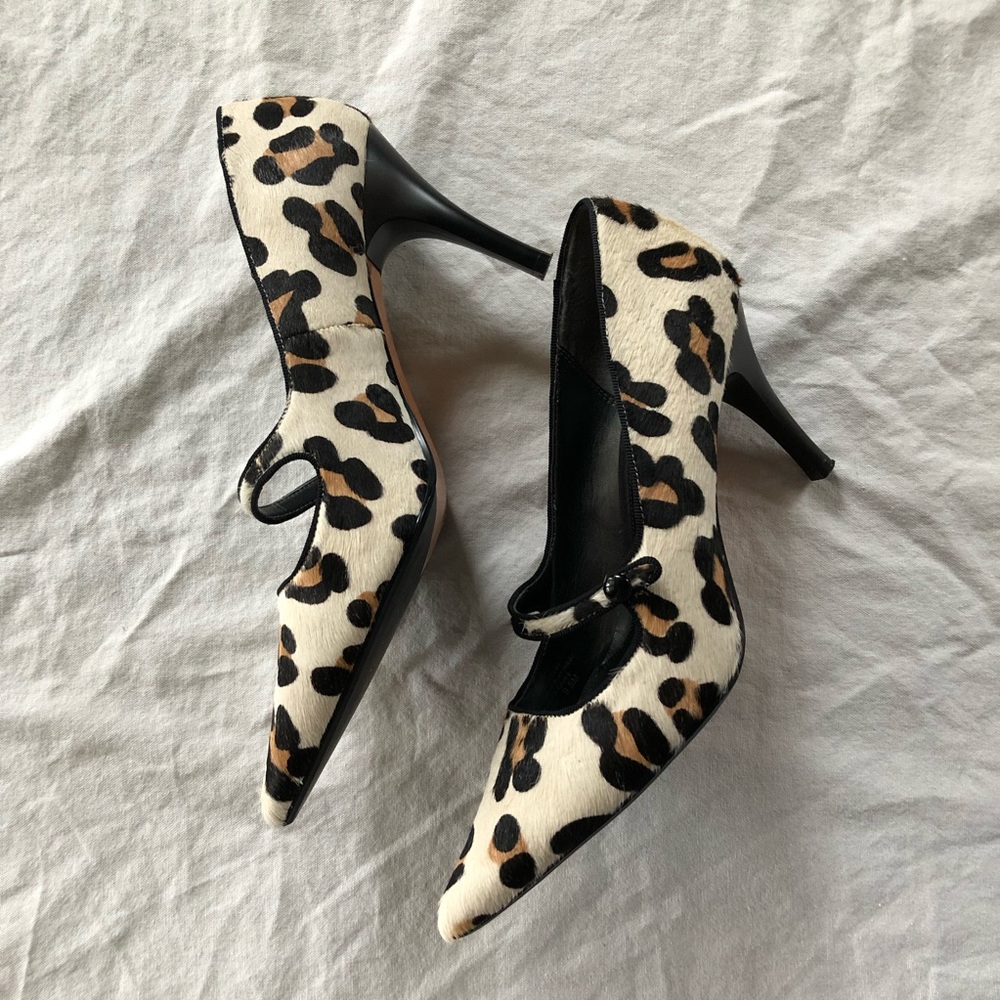 Snow Leopard Alfani Heels